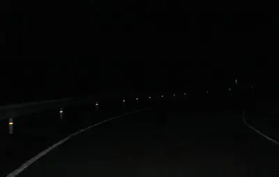 暗い山道