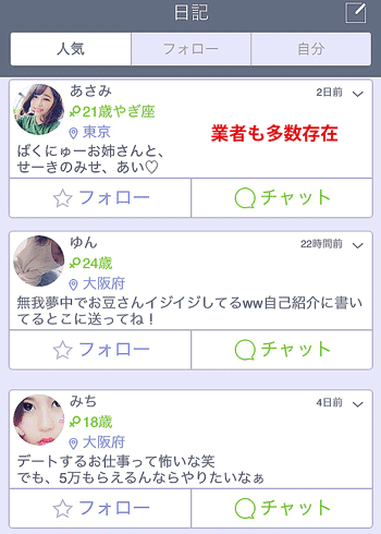 日記書き込み
