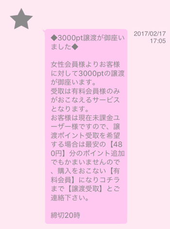 詐欺的なキャンペーン内容