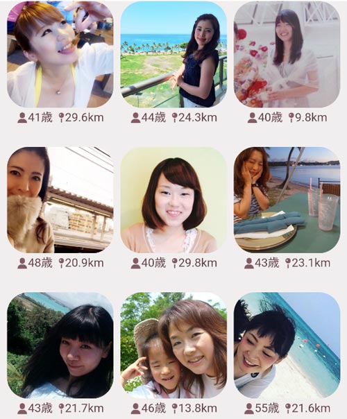 サクラの写真はプロフィールの年齢よりも若く見える。