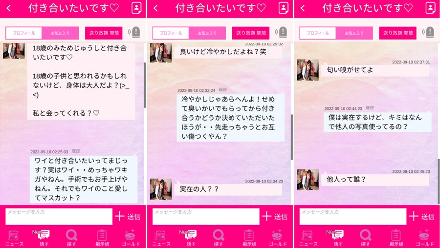 トークプラスのサクラは話が噛み合う