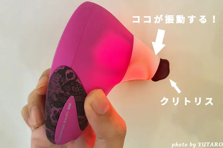 ウーマナイザーの特徴②クリトリスを包みこんで振動させる。